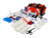 First Aid Kit, Elite Trauma Bag, 25.25" x 13.75" x11.5", Orange
