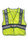 Safety Vest, INEMS IN Yellow withNavy Trim, Universal Adjustable  Sizes S-XXL