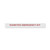 Permanent Adhesive Dome Label, Diabetes Emergency Kit