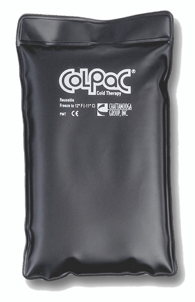 ColPaC Black Urethane Cold Pack - half size - 6.5" x 11" - Case of 12