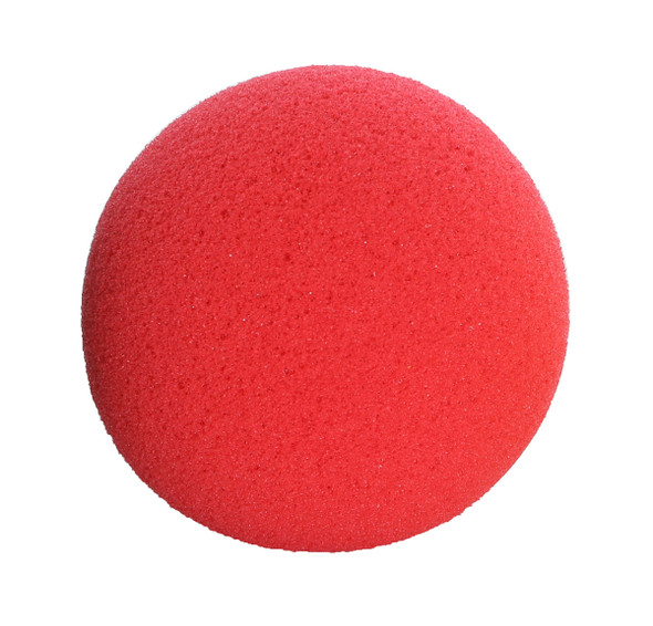 CanDo Memory Foam Squeeze Ball - 3.0" diameter - Red, easy, dozen