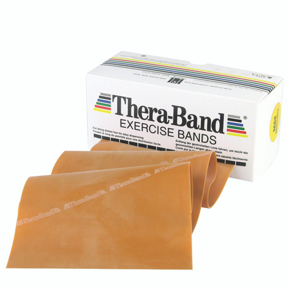 TheraBand exercise band - 6 yard roll - Gold - max