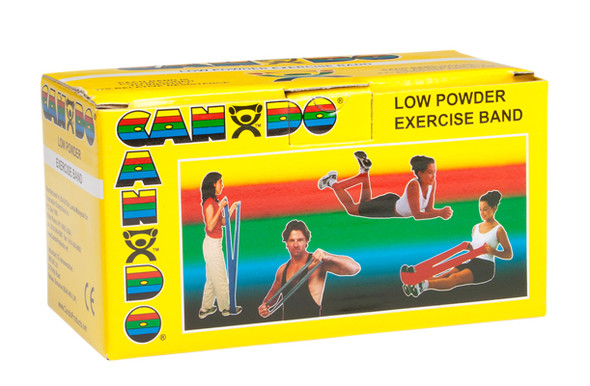 CanDo Low Powder Exercise Band Rolls