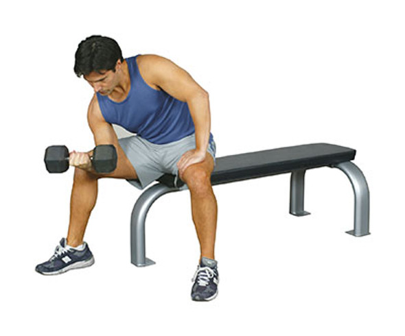 Flaman Fitness  Spirit Fitness Commercial Flat Incline Bench ST800FID