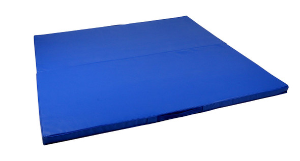 CanDo Mat with Handle - Center Fold - 2" PU Foam with Cover - 4' x 4' - Specify Color