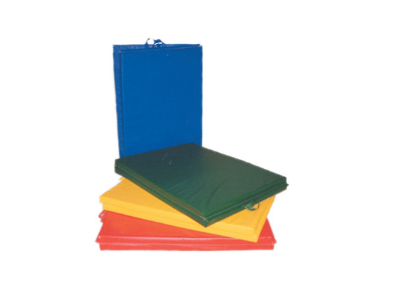 CanDo Mat with Handle - Center Fold - 1-3/8" EnviroSafe Foam with Cover - 6' x 12' - Specify Color