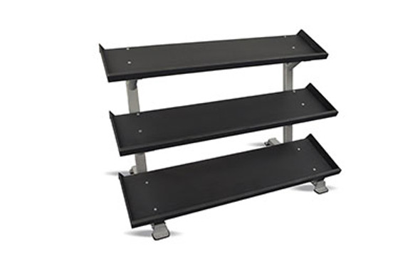 Inflight Fitness, 54" 3-Tier Dumbbell Rack, Tray Style