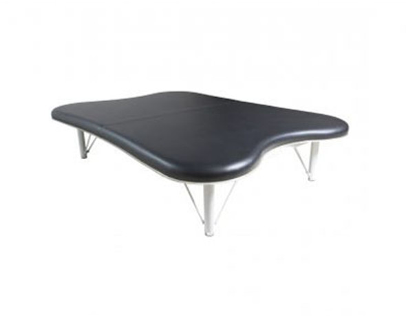 Tri W-G Mat Table, Motorized Hi-Lo (23.5"-35"H), Hour-Glass Top, 5'W x 7'L, 600 lb capacity