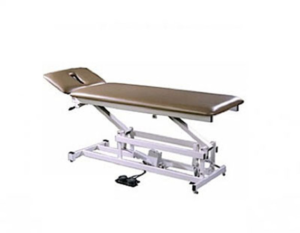 Tri W-G Treatment Table, Motorized Hi-Lo 2 sect with 3pc head, 27" x 76", 400 lb capacity