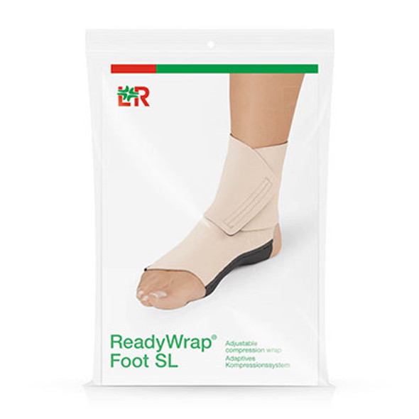 ReadyWrap Foot SL, Long, Left Foot, Black, Small