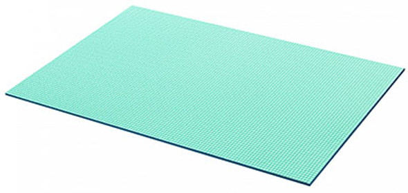 Airex Exercise Mat, Diana 200, 79" x 49" x 0.6", Water Blue