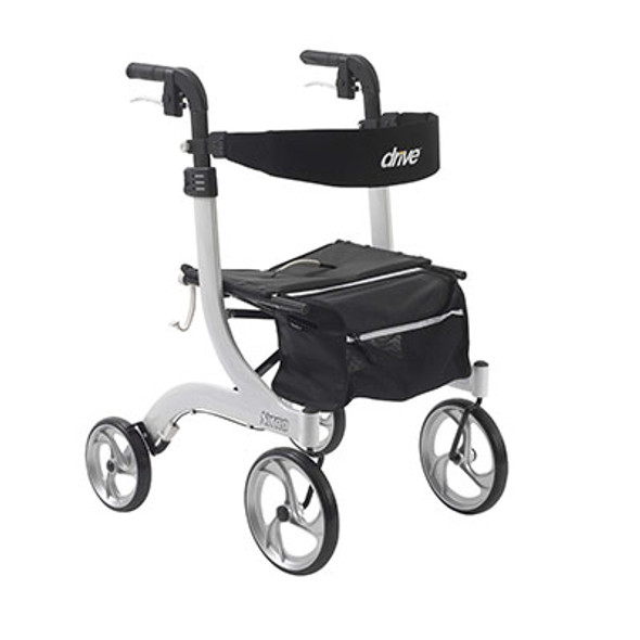 Drive, Nitro Euro Style Rollator Rolling Walker, White