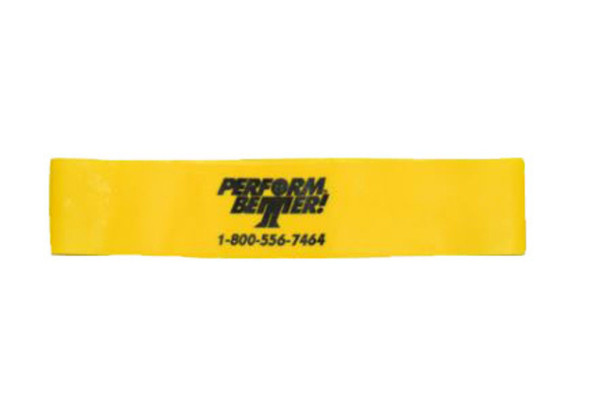 First Place Mini Band XL, Light, Yellow, Pack of 10