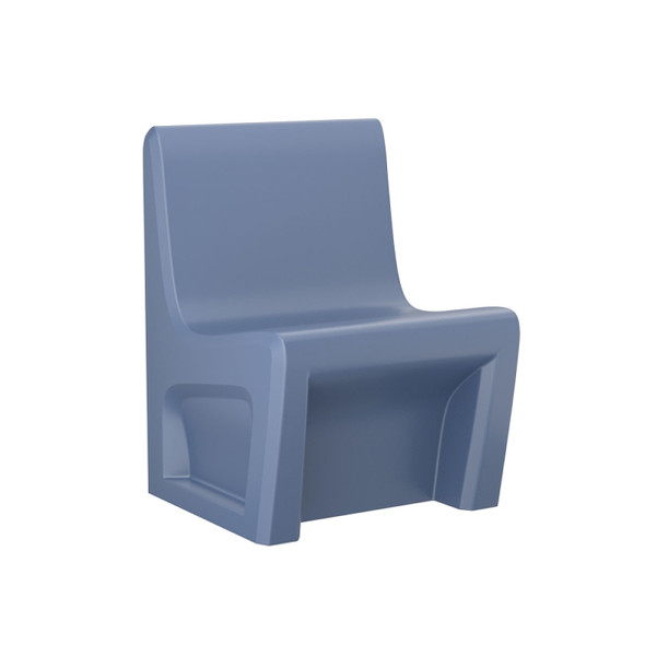 Sentinel Armless Chair-Floor Mount with Ballast Door, Gangable, Sand