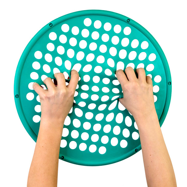 CanDo Hand Exercise Web - Latex Free - 14" Diameter - Green - Medium