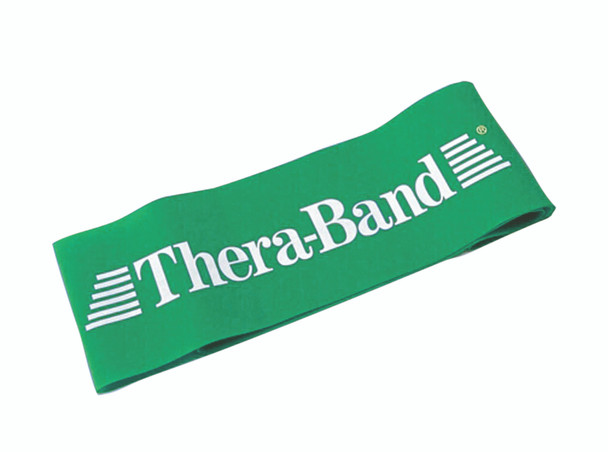 TheraBand exercise loop - 18" - Green - heavy