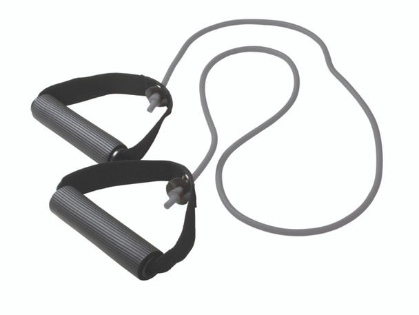 CanDo Tubing with Handles Exerciser - 48" - Silver - xx-heavy