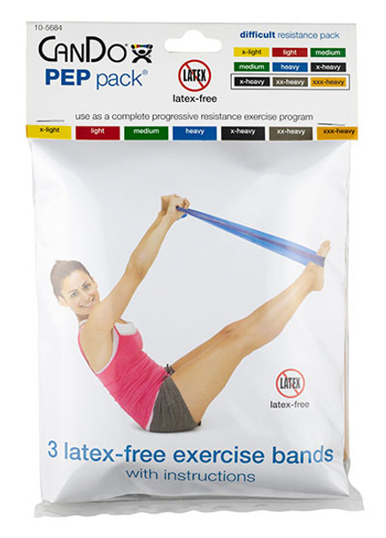 CanDo Exercise Band and Tubing Retail Packs