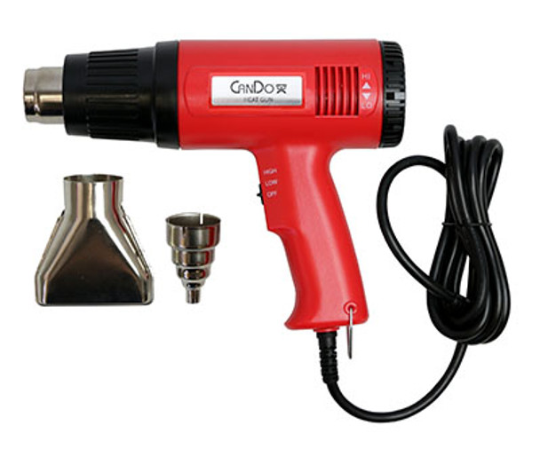 CanDo Heat Gun Kit- includes heat gun, 3/8" Air Concentrator, 3" Air Spreader, case