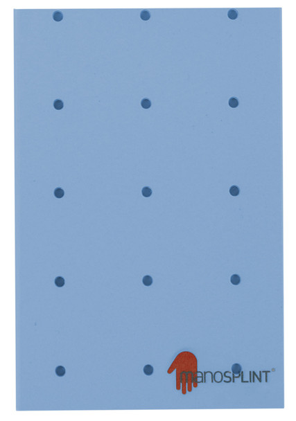 Manosplint Wisconsin Perf 1/8" x 12" x 18" 1% Perf Blue, 1 sheet