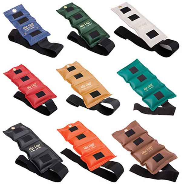 The Cuff Original Ankle and Wrist Weight, 9 Piece Set (1 each: 1, 1.5, 2, 2.5, 3, 4, 5, 7.5, 10 lb.)