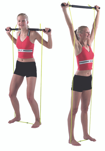 Padded Exercise Bar with Tubing, Unweighted