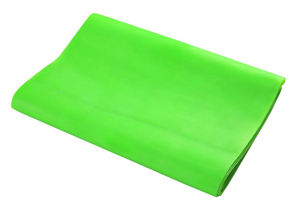 Val-u-Band Resistance Bands, Pre-Cut Strip, 5', Lime-Level 3/7, Latex-Free