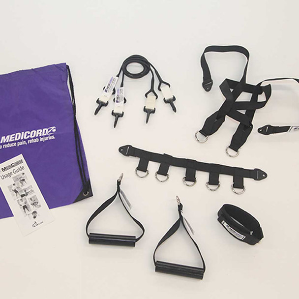 MediCordz Adjustable Wall Mount Kit, White (0.3 - 1.5 lbs)