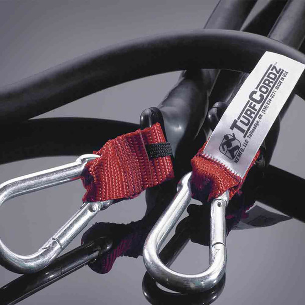 TurfCordz Replacement Safety Cord Tubing, 4 ft, Black (20 - 45 lbs)