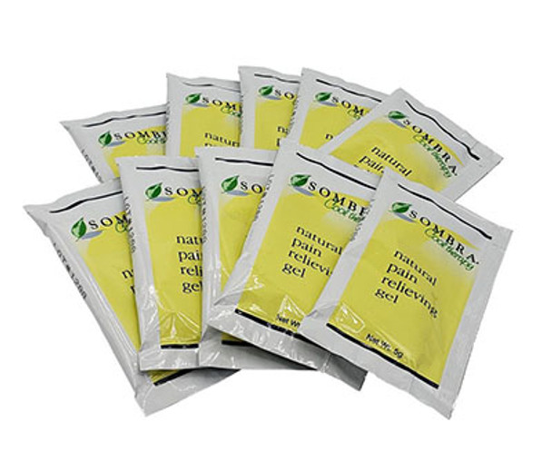 Sombra, Cool Therapy Pain Relieving Gel, 5g Packet(100 per box)