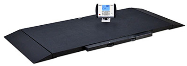 Detecto, 8500 Stretcher Scale, Portable, Digital, 1,000 lb x .2 lb / 450 kg x .1 kg, AC Adapter