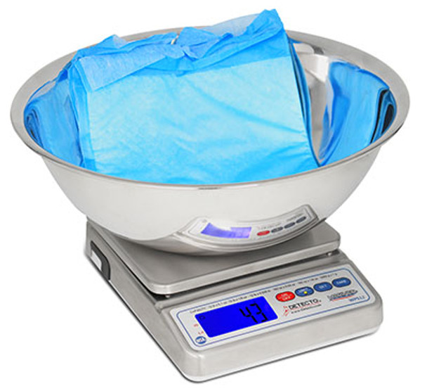 Detecto, Underpad/Wet Diaper Scale, Mariner Waterproof IP67, 12-lb capacity, Underpad Bowl