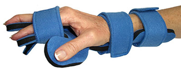 Comfyprene Hand Separate Finger Orthosis, Navy, Right