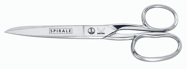 Spirale Nickel Plated Scissors, 8"