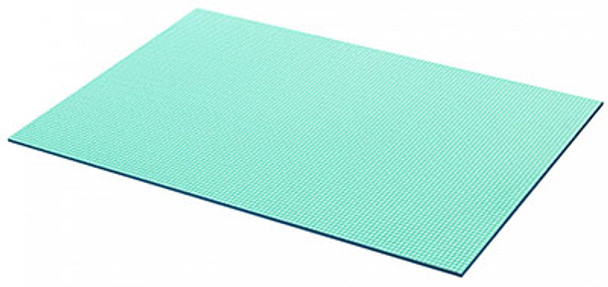 Airex Exercise Mat, Diana 200, 79" x 49" x 0.6", Water Blue, Case of 10