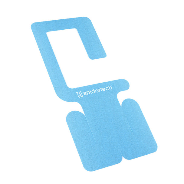 SpiderTech Pro-Cut Kinesiology Tape, Left Shoulder, Blue, Pack of 10