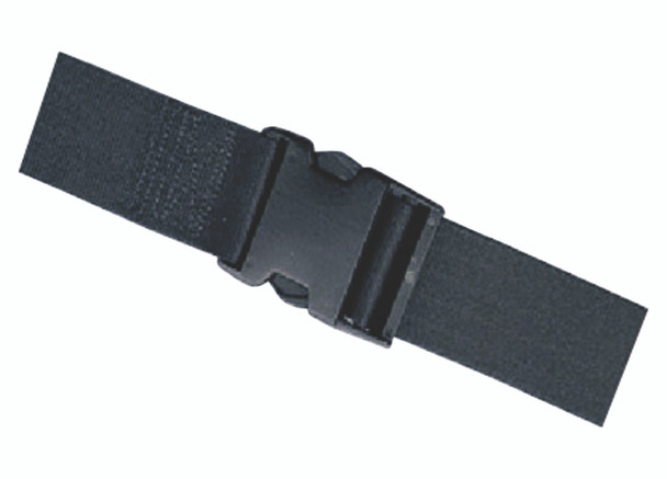 Padded transfer belt, side release buckle, large (40" to 64"), black