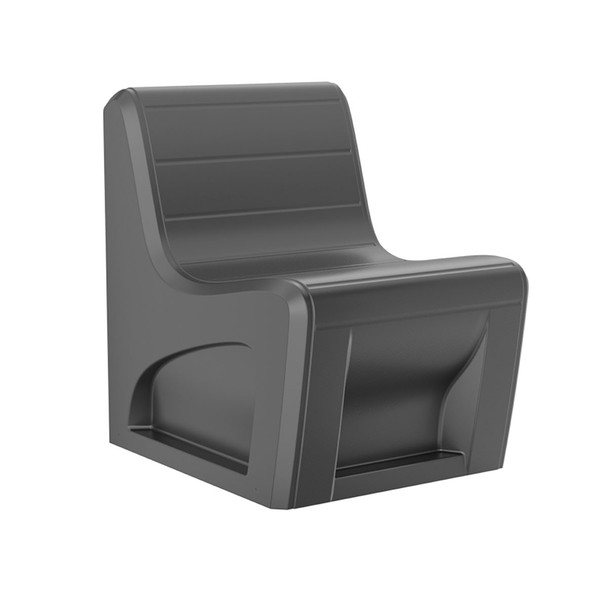 Sync Slim Chair with Ballast Door, Black