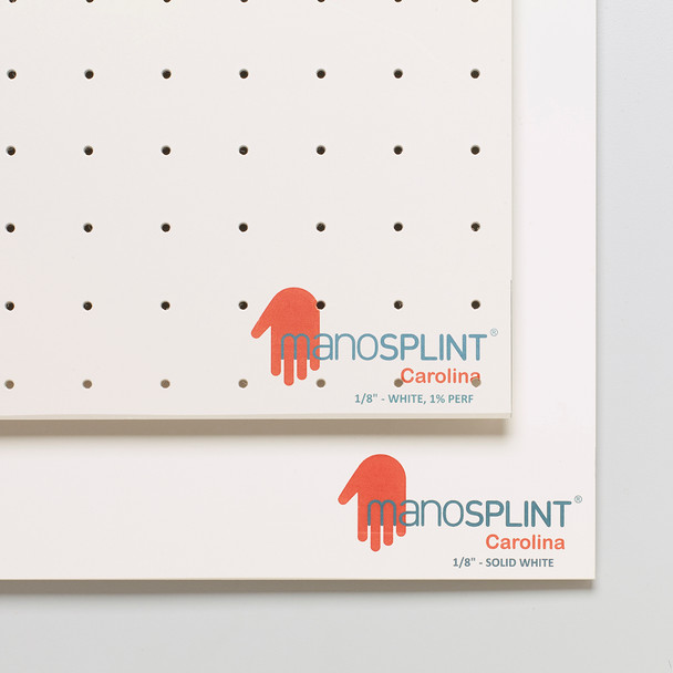 Manosplint Carolina 1/8" x 18" x 24" Solid White, 1 sheet