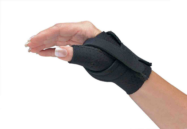 Comfort Cool Thumb CMC Restrict, Black, Large (8" to 9" Circumference), Right