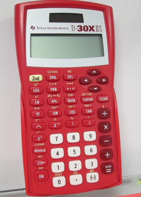 TI-30XIISR (Solar Red)  Scientific Calculator 