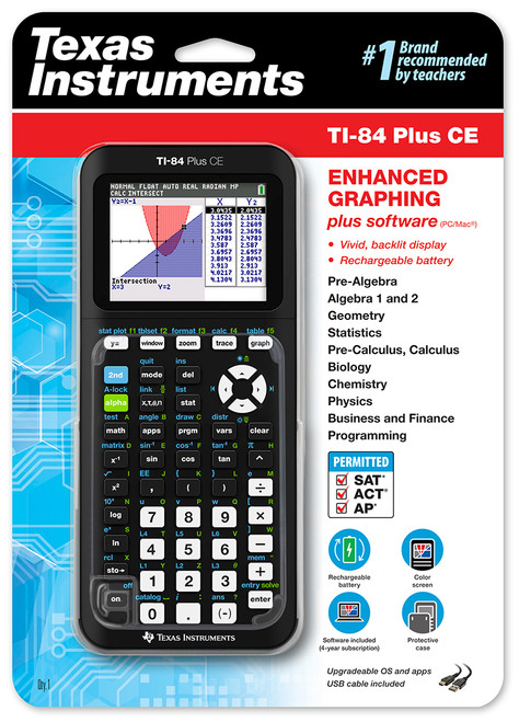 TI 84 Plus CE Python Graphing Calculator