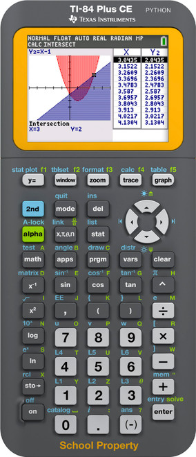 TI-84 Plus CE Python EZ Spot Graphing Calculator Classpack