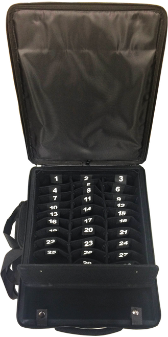 Storage Case for 30 Graphing Calculators with Handle and Wheels