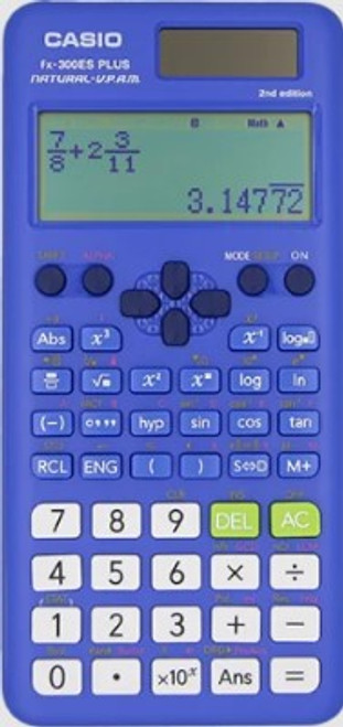 Casio FX-300ES Plus 2nd Edition Calculator - Blue