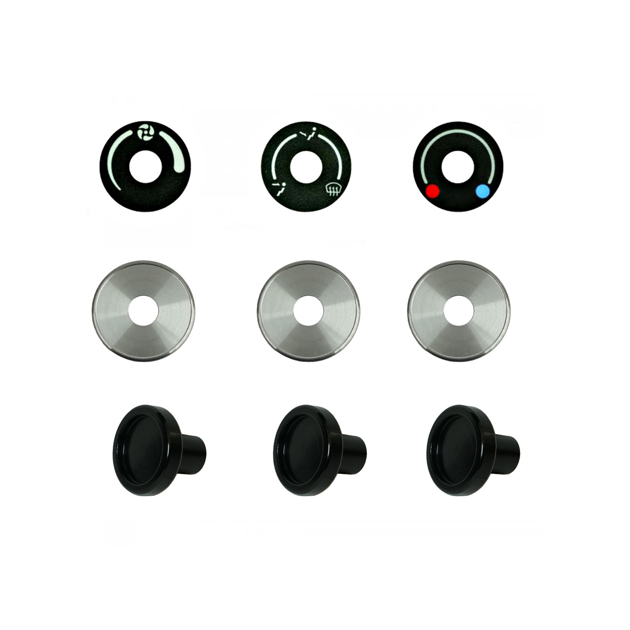 nodel design 38灯 JACK 1968-83 FJ40 Land Cruiser SureFit™ Control Panel Knob Upgrade Kit