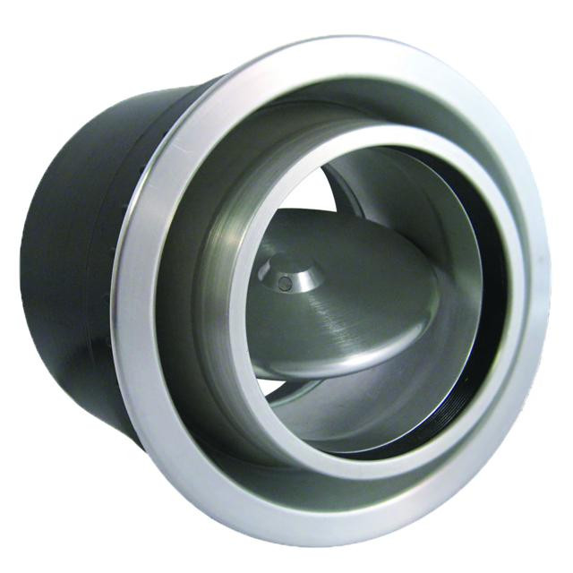 AIR CLOVER 脱臭器 TM-TINE ProLine Rotary Vane Louver - Clear Anodized - Vintage Air