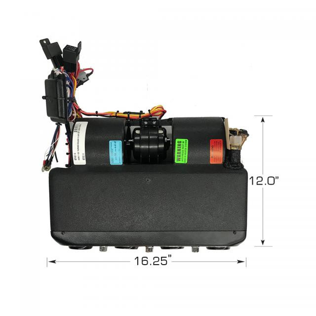 Heritage Under Dash System, Heat Cool, Brushed Aluminum