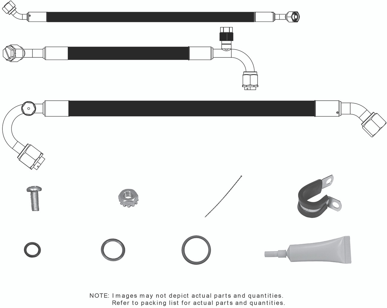 1973-74 Chevrolet Nova SureFit™ Reduced Barrier Standard Hose Kit