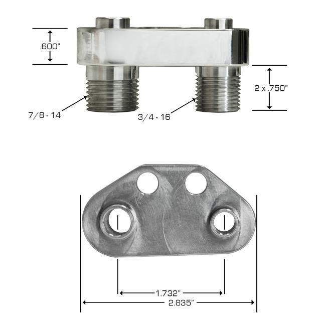 7B10 Compressor Block Kit - Vintage Air
